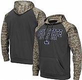 Men's Penn State Nittany Lions Gray Camo Pullover Hoodie,baseball caps,new era cap wholesale,wholesale hats